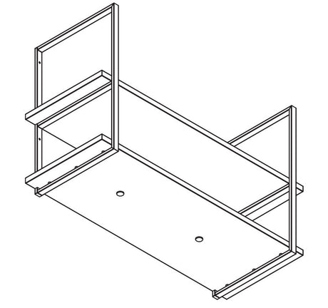 Wave Design 1052.70 FRAME motorloos - 120 cm wandmodel  RVS - 3 x 4,2 W dimbare LED 2700 Kelvin