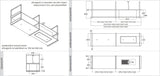 Wave Design 2054.27 FRAME rechts - 300 cm eilandmodel kleur naar keuze - mat/glanzend - 7 x 4,2 W dimbare LED 2700 Kelvin