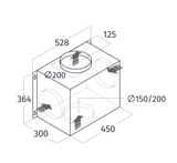 Wave 6639.03 Moteur de gaine IN-LINE 1290 m3/h