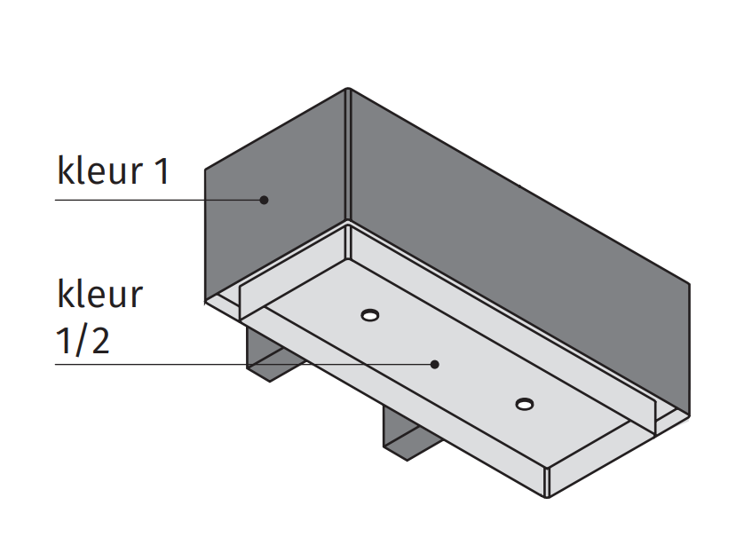 Wave 1130.100 LINE X - wall hood 100 cm stainless steel - internal motor - LED lighting