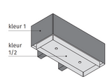 Wave 1130.100 LINE X - wall hood 100 cm stainless steel - internal motor - LED lighting