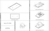 Wave 8663.401 STANDARD X ceiling unit 90 x 50 cm - 1 colour of your choice - motorless - LED