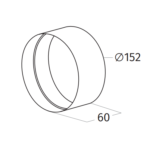 Manchon de raccordement Wave 6000313 ∅ 152 mm intérieur