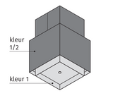 Wave 2126.402 SQUARE X - island hood 50 cm - 2 colours of your choice - internal motor - LED