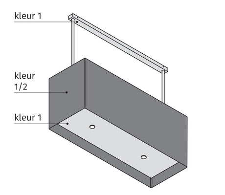 Wave 2120.100 LINE - island extractor hood 90 cm - recirculation - stainless steel - LED lighting