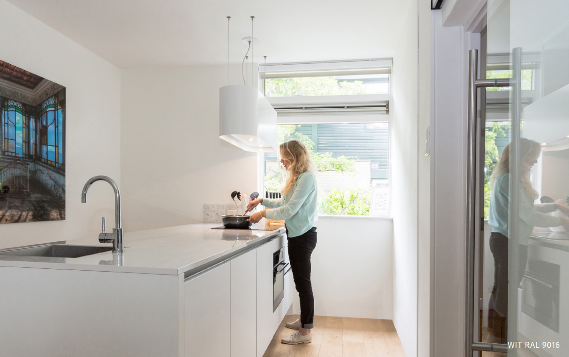 Wave 2119.153 OVAL - 120 cm eilandafzuigkap RVS lederen uitvoering - interne motor - LED verlichting