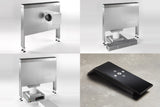 Airone Zaira downdraft in RVS met afstandsbediening
