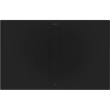 Wave inductiekookplaat met afzuiging in zwart, perfect voor moderne keukens en efficiënte kookervaring