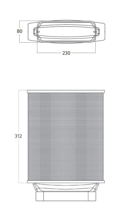 Wave Design 99202.28 koolstoffilter long-life plat