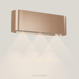 Wave 1119.606 OVAL wandafzuigkap 120 cm in Rose Copper, met verlichting aan