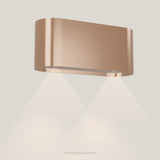 Wave 1119.606 OVAL wandafzuigkap 90 cm in Rose Copper, met verlichting aan
