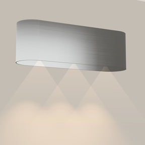 Wave 1119 OVAL wandafzuigkap 120 cm in RVS, met verlichting aan