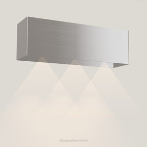 Wave 1120.602 LINE wandafzuigkap 120 cm in Pearl Grey, met verlichting aan