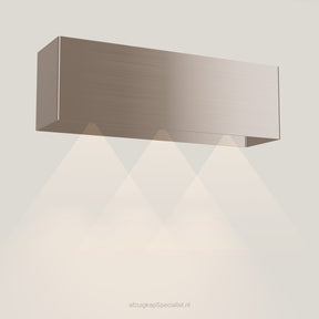 Wave 1120.605 LINE wandafzuigkap 120 cm in Champagne Gold, met verlichting aan