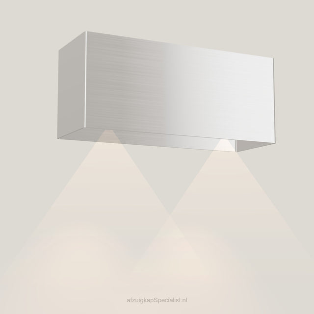 Wave 1120.607 LINE wandafzuigkap 90 cm in Ivory Greige, met verlichting aan
