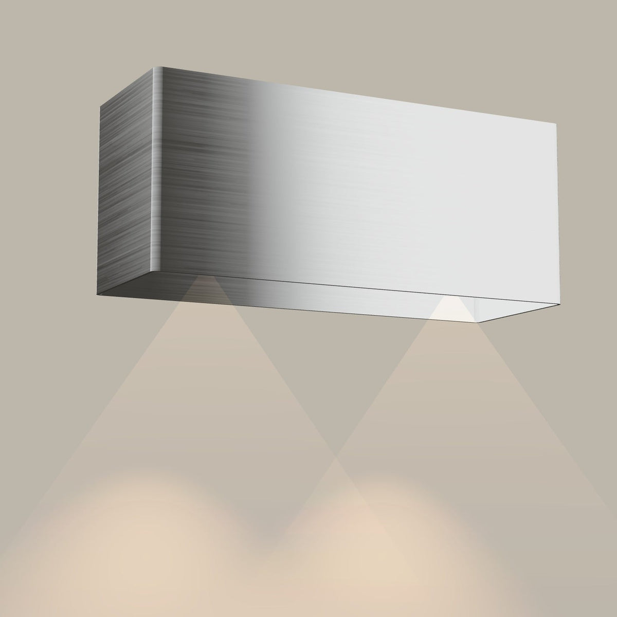 Wave 1120 LINE wandafzuigkap 90 cm in RVS, met verlichting aan