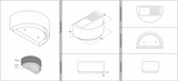 Wave 1630.403 CYLINDER X wandafzuigkap 90 cm - geschikt voor lederen bekleding - 1 kleur naar keuze - interne motor recirculatie - LED - afzuigkapSpecialist.nl