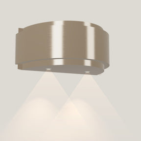 Wave 1640.601 GLOBAL wandafzuigkap 90 cm in Satin Bronze, met verlichting aan