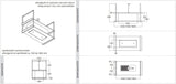 Wave 2052.22 FRAME midden - 150 cm eilandmodel zwart - RAL 9017 mat - 4 x 4,2 W dimbare LED 2700 Kelvin - afzuigkapSpecialist.nl