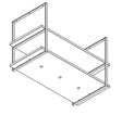Wave 2052.84 FRAME motorloos - 180 cm eilandmodel zwart - RAL 9017 mat - 4 x 4,2 W dimbare LED 2700 Kelvin - afzuigkapSpecialist.nl