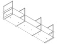 Wave 2057.71 FRAME motorloos - 240 cm eilandmodel RVS - 4 x 4,2 W dimbare LED 2700 Kelvin - afzuigkapSpecialist.nl