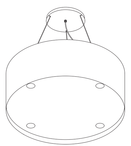 Lijntekening van de Wave 2605 BASE 90 cm, tweede aanzicht