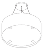 Wave 2605.404 BASE lamp 85 cm - 2 kleuren naar keuze - LED verlichting - afzuigkapSpecialist.nl