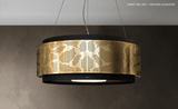 Wave 2680 CLOUD afzuiglamp messing boven een keukenblad