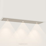 Wave 3663.601 STANDARD inbouwunit 120 x 30 cm in Satin Bronze, met verlichting aan