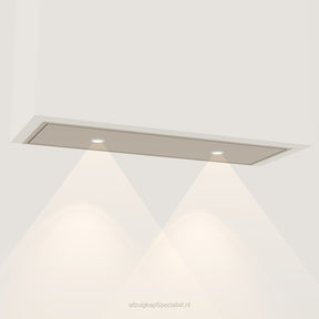 Wave 3663.601 STANDARD inbouwunit 90 x 30 cm in Satin Bronze, met verlichting aan