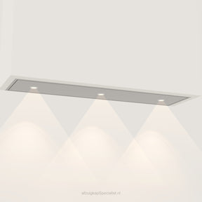 Wave 3663.602 STANDARD inbouwunit 120 x 30 cm in Pearl Grey, met verlichting aan