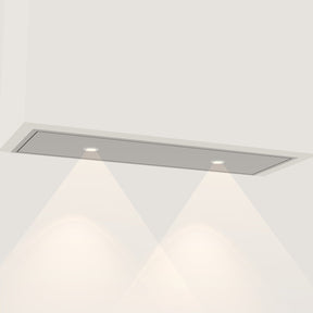 Wave 3663.602 STANDARD inbouwunit 90 x 30 cm in Pearl Grey, met verlichting aan
