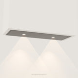 Wave 3663.603 STANDARD inbouwunit 90 x 30 cm in Anodic Brown, met verlichting aan