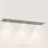 Wave 3663.604 STANDARD inbouwunit 120 x 30 cm in Smoked Silver, met verlichting aan