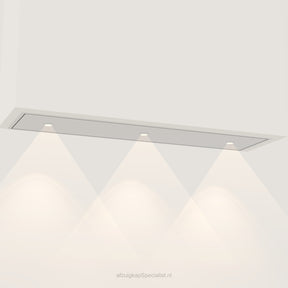 Wave 3663.607 STANDARD inbouwunit 120 x 30 cm in Ivory Greige, met verlichting aan
