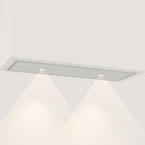 Wave 3663 STANDARD inbouwunit 90 x 30 cm in RVS, met verlichting aan