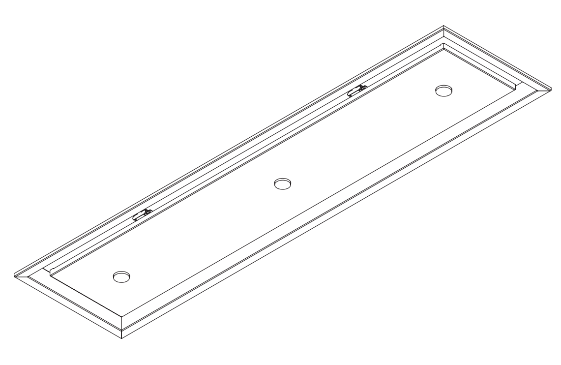 Wave 3683.402 FLAT inbouwunit 120 x 30 cm - 1 kleur naar keuze - motorloos - LED - afzuigkapSpecialist.nl