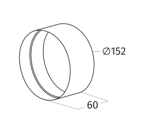 Wave 6000313 verbindingsmof ∅ 152 mm binnen