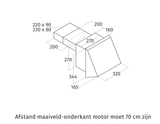 Wave 6697.01 WALL spouwmuurmotor 850 m3/h (plat) - afzuigkapSpecialist.nl