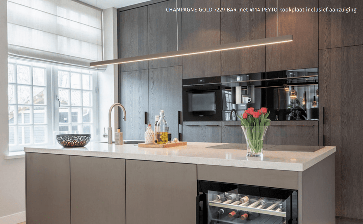 Wave 7229 BAR LED hanglamp in zwart (RAL 9005 mat), foto 6