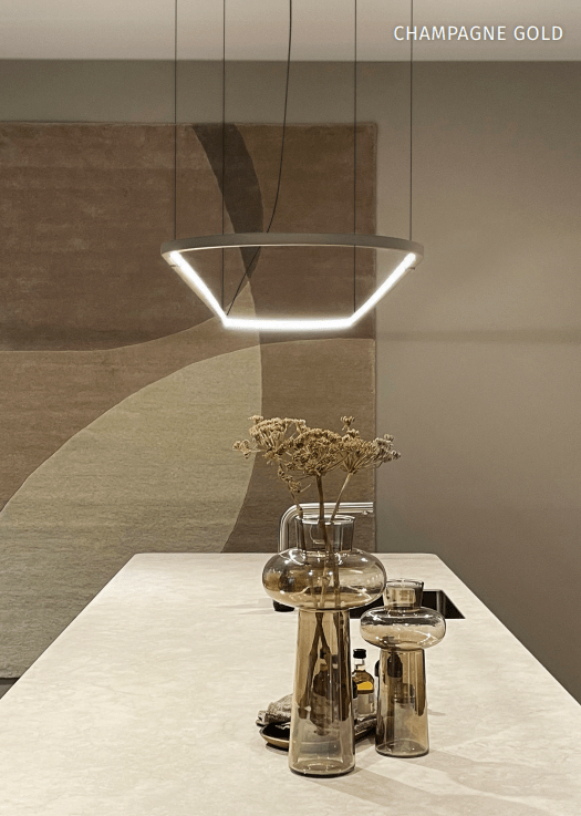 Wave 7391 OVAL LED hanglamp 180 cm in zwart (RAL 9005 mat), foto 3