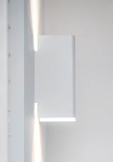 Wave 7611 MOODS wandlamp wit, zijaanzicht
