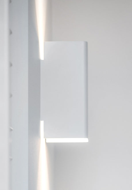 Wave 7611 MOODS wandlamp wit, zijaanzicht