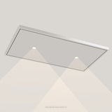 Wave 8231.607 EDGE plafondunit 90 x 50 cm in Ivory Greige, met verlichting aan
