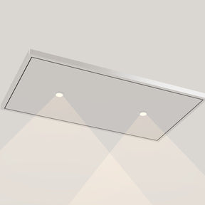 Wave 8231.607 EDGE plafondunit 90 x 50 cm in Ivory Greige, met verlichting aan