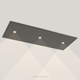 Wave 8663.604 STANDARD X plafondunit 120 x 50 cm in Smoked Silver, met verlichting aan