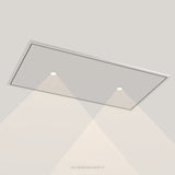 Wave 8663.607 STANDARD X plafondunit 90 x 50 cm in Ivory Greige, met verlichting aan