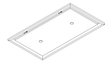 Wave 8663.401 STANDARD X plafondunit 90 x 50 cm - 1 kleur naar keuze - motorloos - LED - afzuigkapSpecialist.nl
