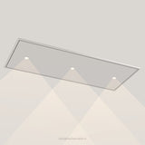 Wave 8674.607 CIRCULATE plafondunit 120 x 50 cm in Ivory Greige, met verlichting aan