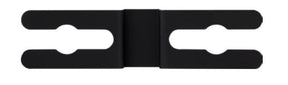 Wave 9991.12 wijnglas houder - RAL 9017 zwart